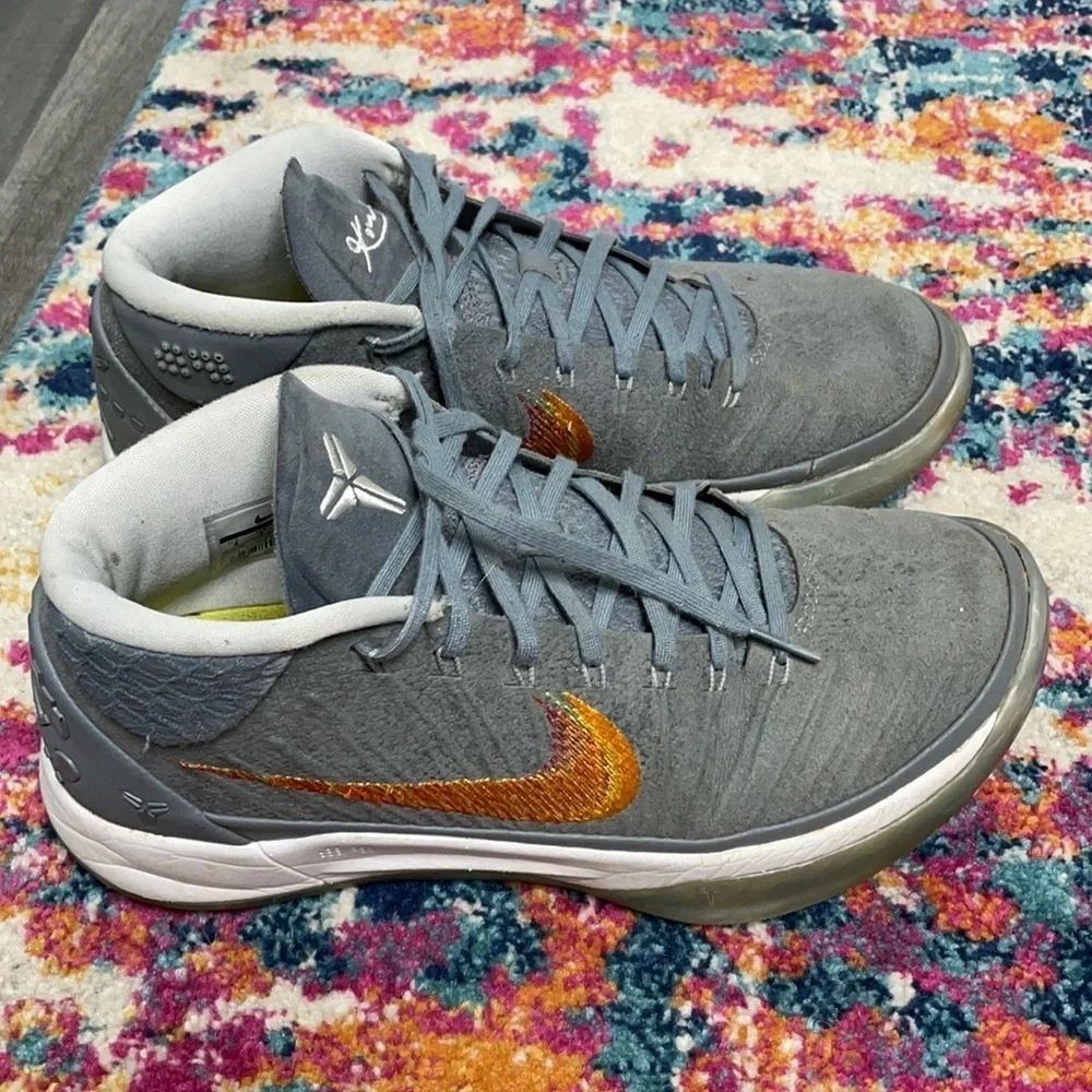 Kobe AD Mid “Grey Snakeskin” Sneakers size 9